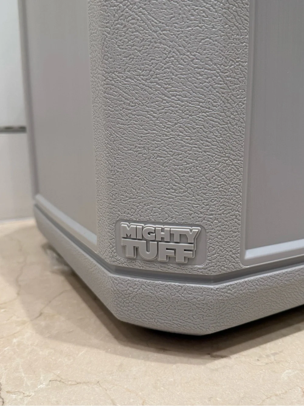 Mighty Tuff Gray Airtight Food Storage Canister with Twist Lid